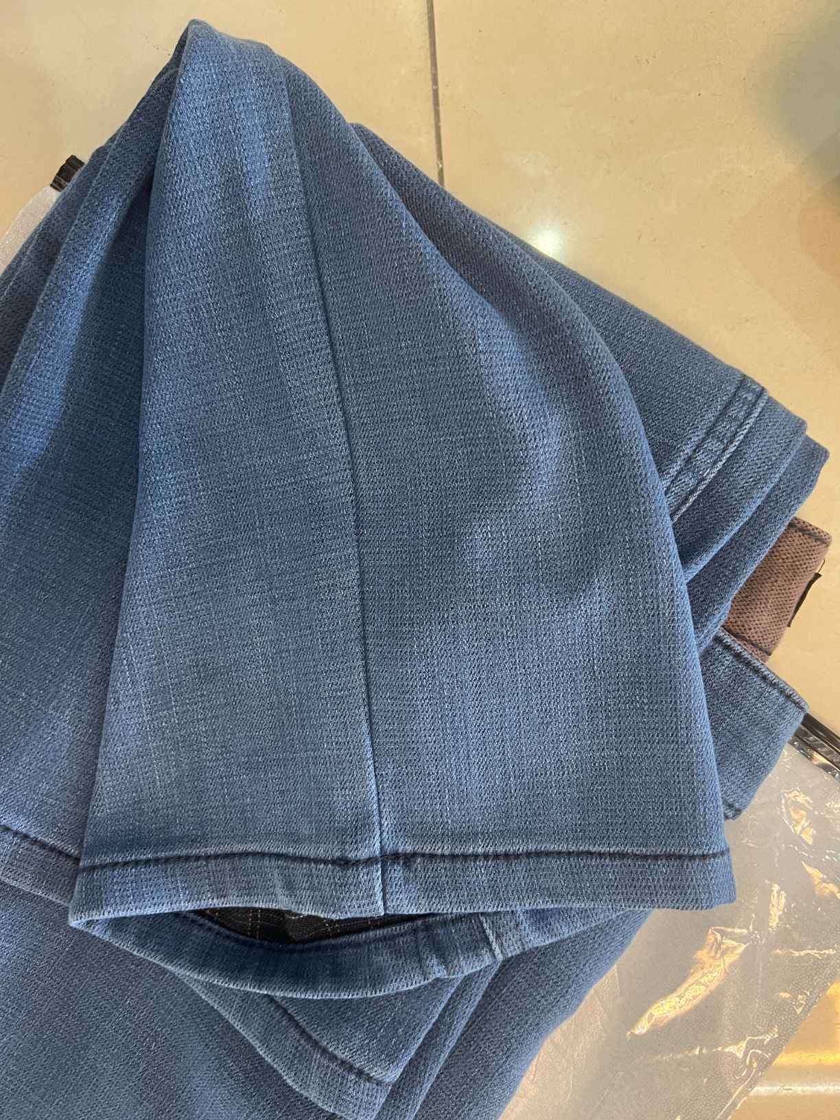 Denim trousers Men's Stretch jeans Straight Leg Business loose large U038-2