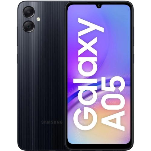 Samsung A05, 6.7", 4GB RAM + 64GB, 5000mAh, Black (2YRS WRTY)