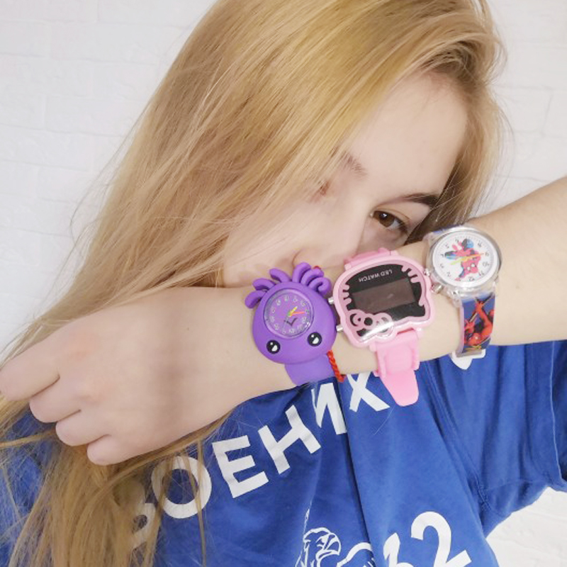 New 3D Cartoon Watch 16 Kinds Of Animal Children'S Watch Baby Kid Quartz Wrist Watches For Girls Boys More Intimate Gift