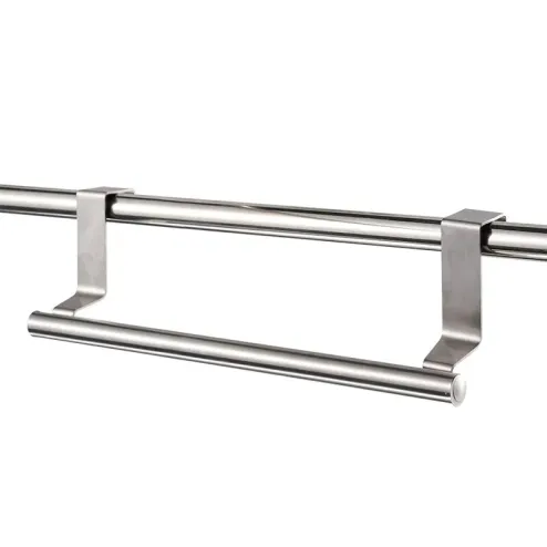 Towel Rack Over Door Towel Bar Hanging Holder Stainless Steel