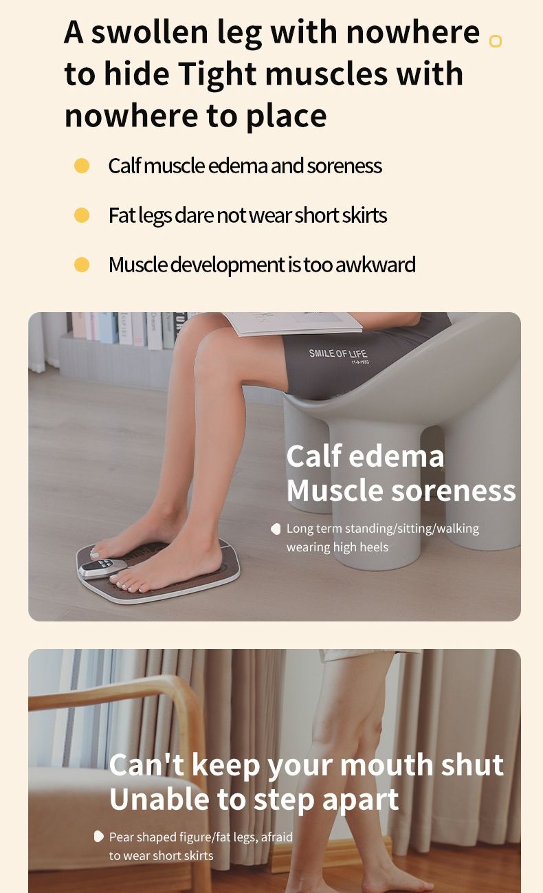 New EMS Foot Massage Mat Foot Therapy Machine Pulse Foot Therapy Massager Micro Current Foot Therapy