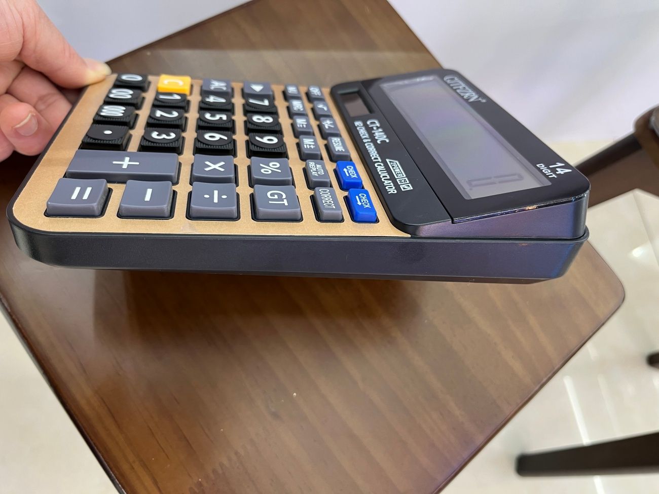 Multifunctional Desktop Calculator Financial Accounting Office Calculating Machine,Home School Business Office Supplies Large Display Financial Accounting Calculator