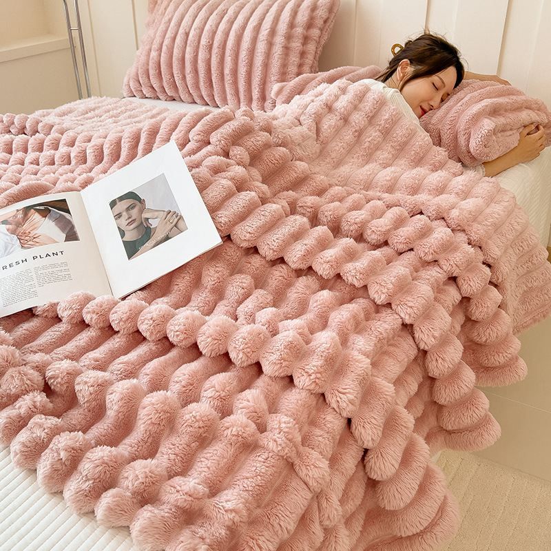 100*150，150*200，180*200，200*230 Plush blanket, Falei blanket, Coral fleece cover blanket, Thickened fleece blanket, Carpet CRRSHOP free shipping