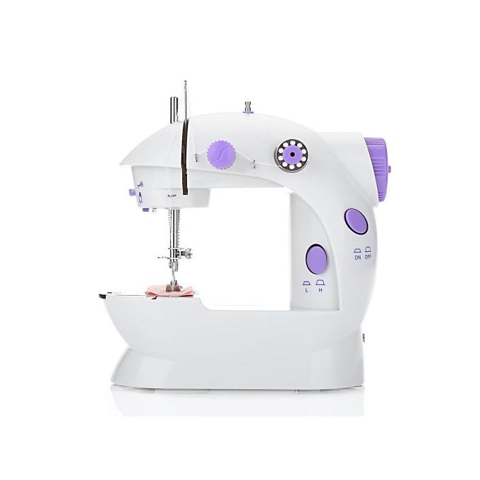 Electric Sewing Machine Multi-Function Portable Desktop Home - White