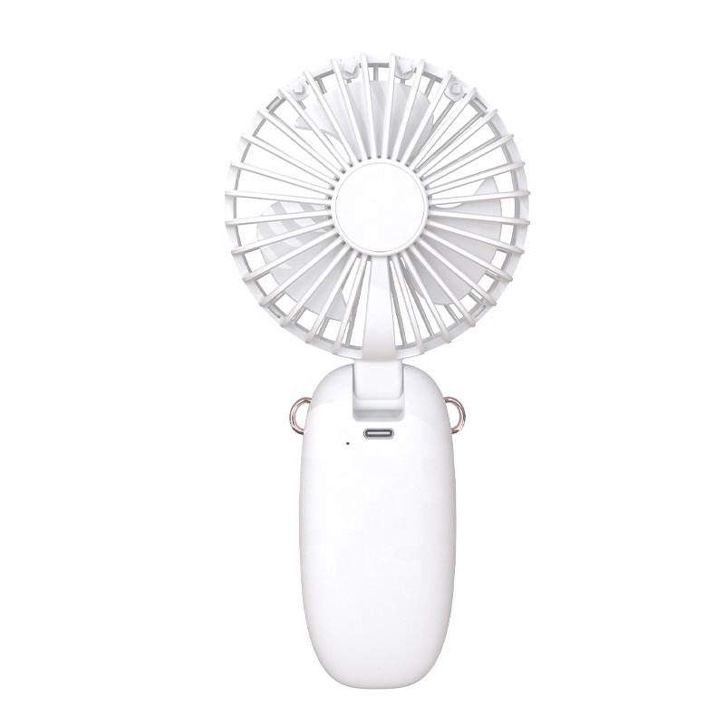T14 Portable Handheld Fan, USB Rechargeable Foldable Fan, Personal 5 Speed Powerful Small Desk, 90 Foldable Fan with Base, 3 in 1 Hand Travel Fan with Digital Display for Commute, Office, Pink