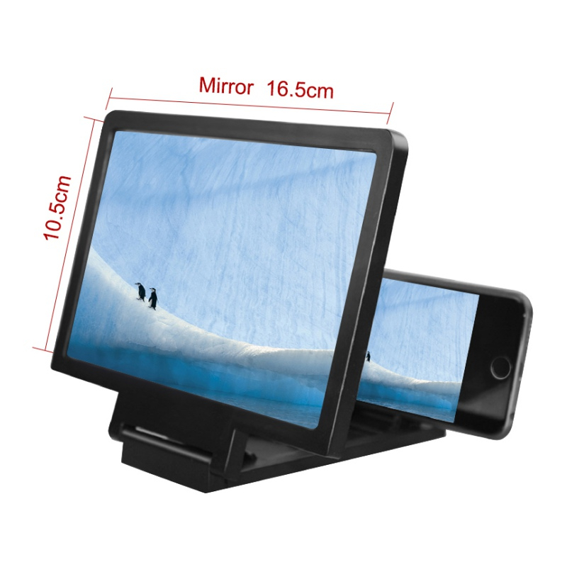 3D Video Screen Amplifier Folding Enlarged Expander Stand Mobile Phone Screen Magnifier Eyes Protection Display Expander Stand