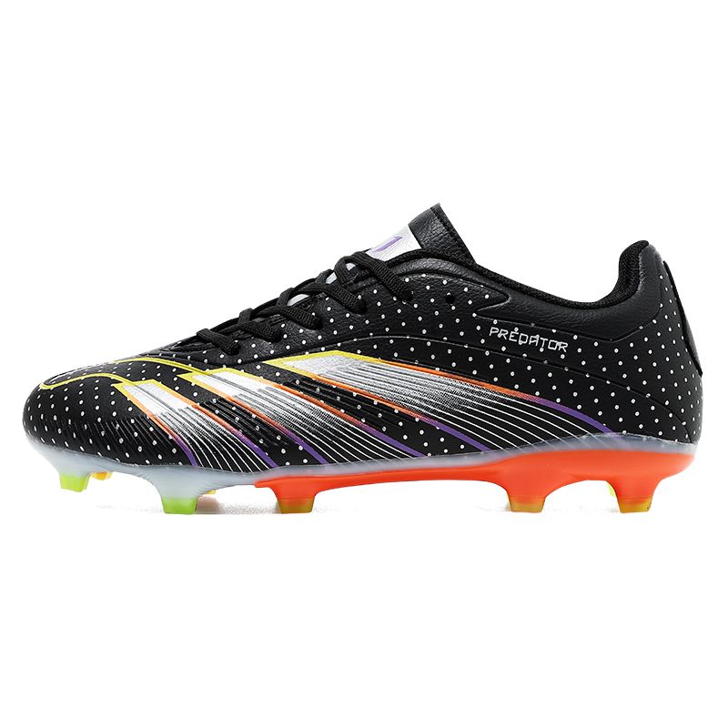 Adults Children FG Cleat High Ankle Soccer Shoes Kids Men Cleats Ankles Football Boots Male Boys Studs Foot Ball Sneakers