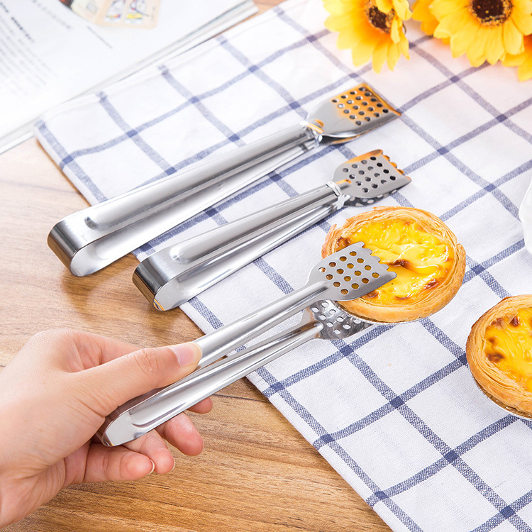 AKAKD Barbecue home kitchen utensils stainless steel food clip bread clip barbecue clip kitchen meal clip food clip
