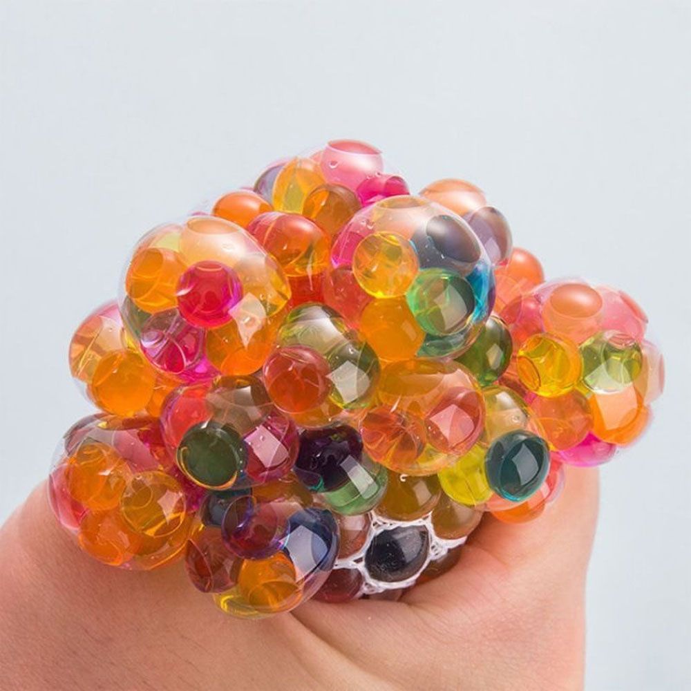 A stress relief staple balls colorful beads to decompress the weird pinching music toys to release stress and vent emotions balls ，inedible