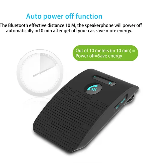 Car Bluetooth-compatible handsfree kit sun visor wireless Car