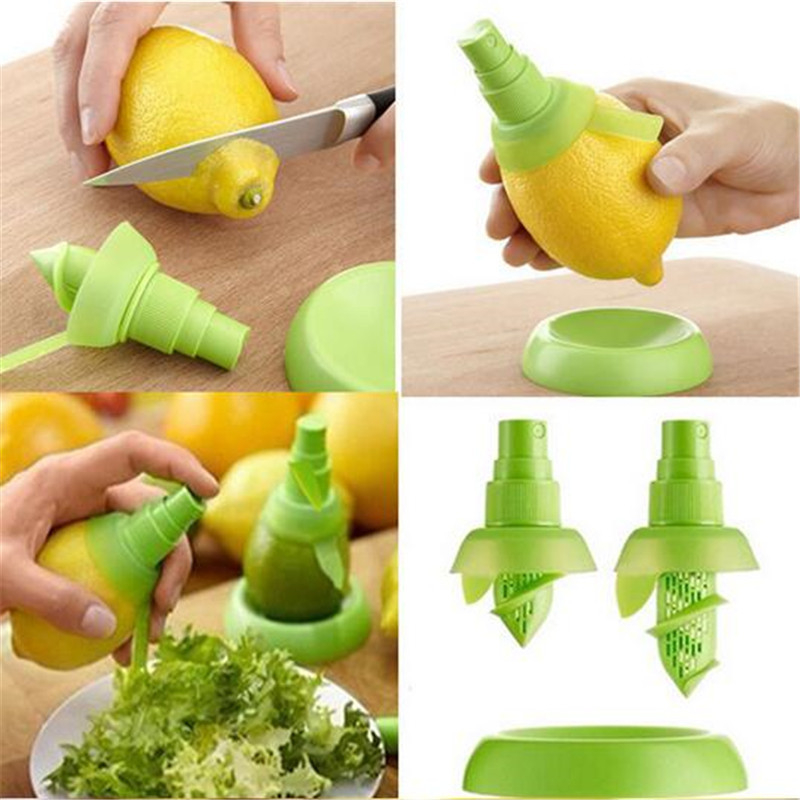 NM-001 3pcs/Set Orange Juice Squeeze Juice Juicer Lemon Spray Mist Orange Fruit Squeezer Sprayer Kitchen Cooking Tool