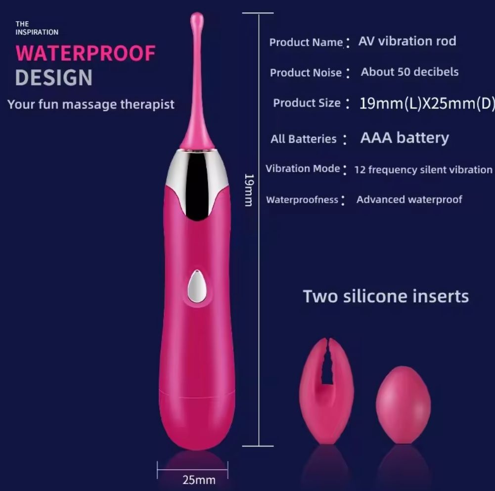 Honey Bean Shaker For Men And Women Adult Products Manufacturers High Frequency Adult Toy for Women Sexual -12 Modes -red