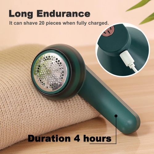 OIPETLUCK Electric Lint Hair Ball Fuzz Remover Fabric Shaver Rechargeable For Clothes