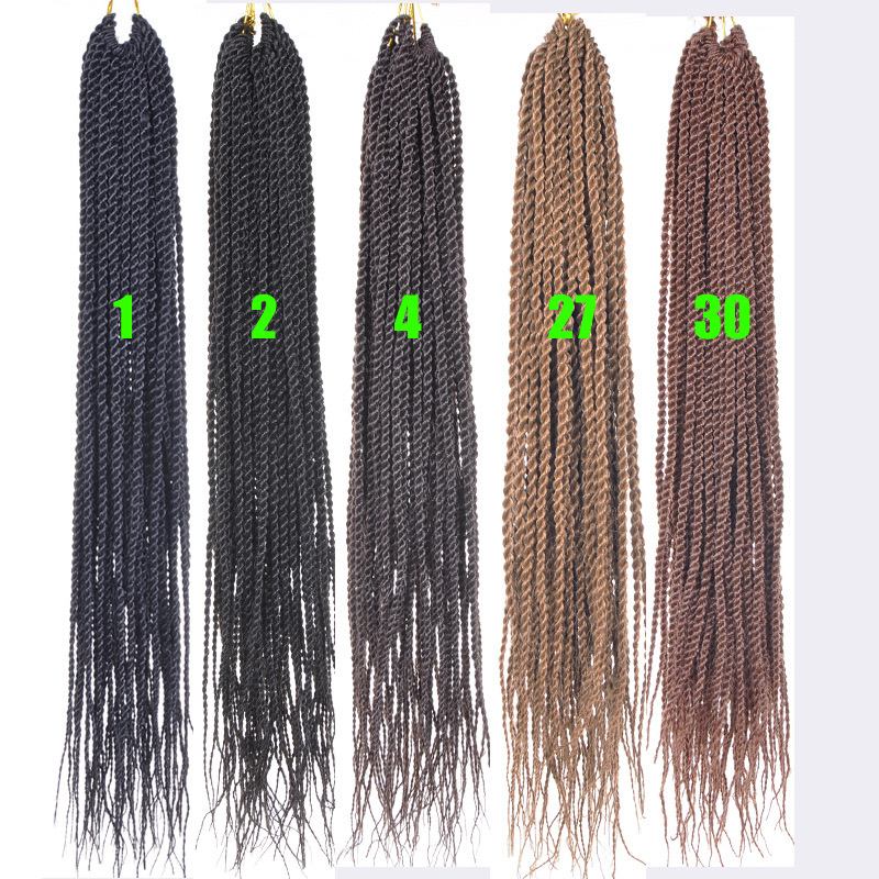 Wigs for women with long straight hair Black braids Senegal braid hair Hand-braided long hair