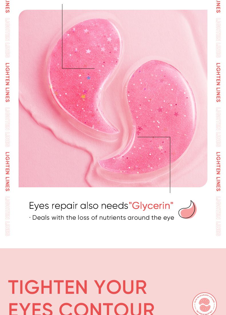 Rose Starry Sky Eye Mask Hydrating Eye Care Eye Mask