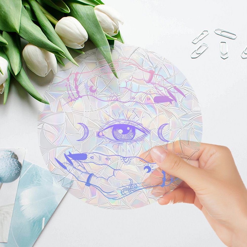 Amazon New Plant, Flower, Animal and Sunlight Catcher Static Glass Sticker - Bird - proof Glass Sticker