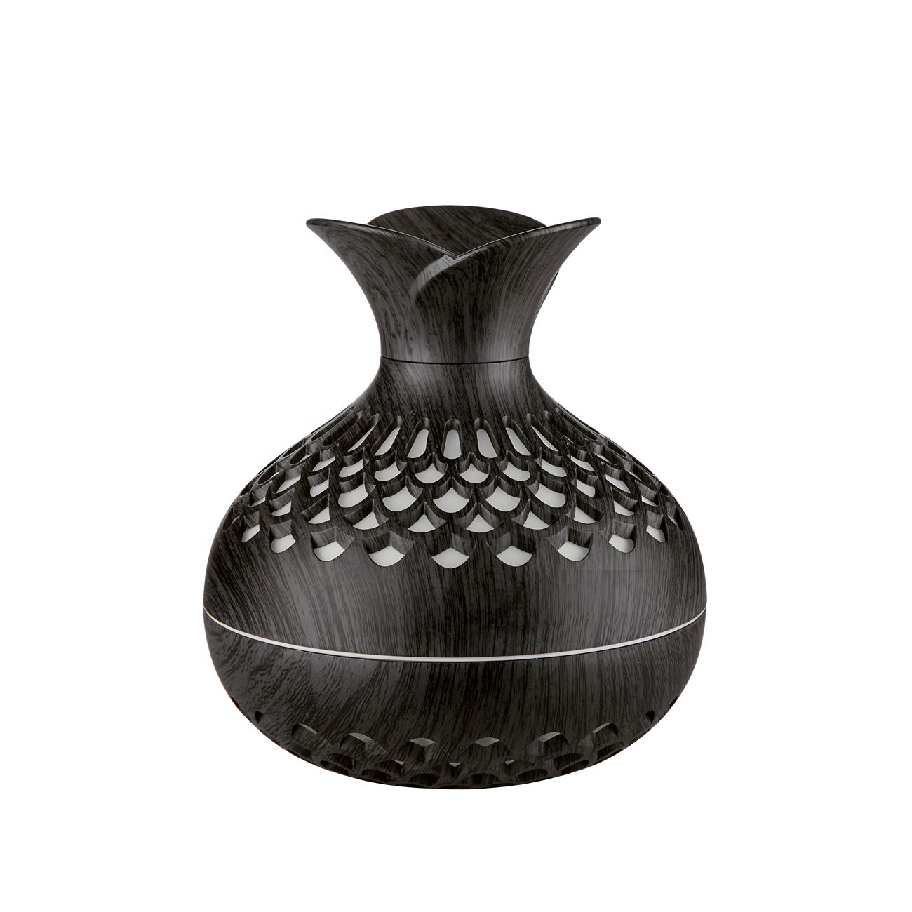 USB home wood grain flower humidifier mute office mini aromatherapy machine mushroom vase humidifier