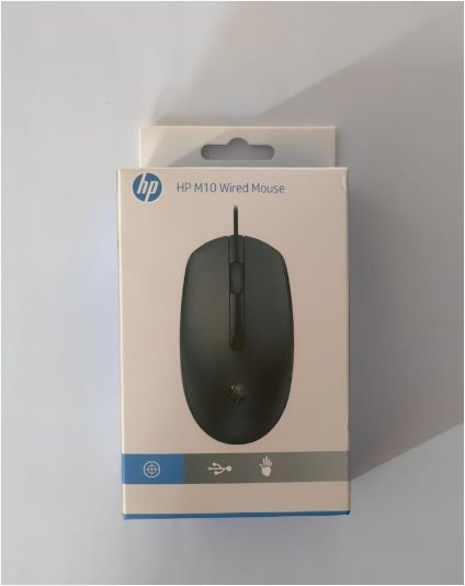  Hp M10 Wired Mouse Usb Interface Mouse Notebook Desktop Computer All-in-one Universal Mouse
