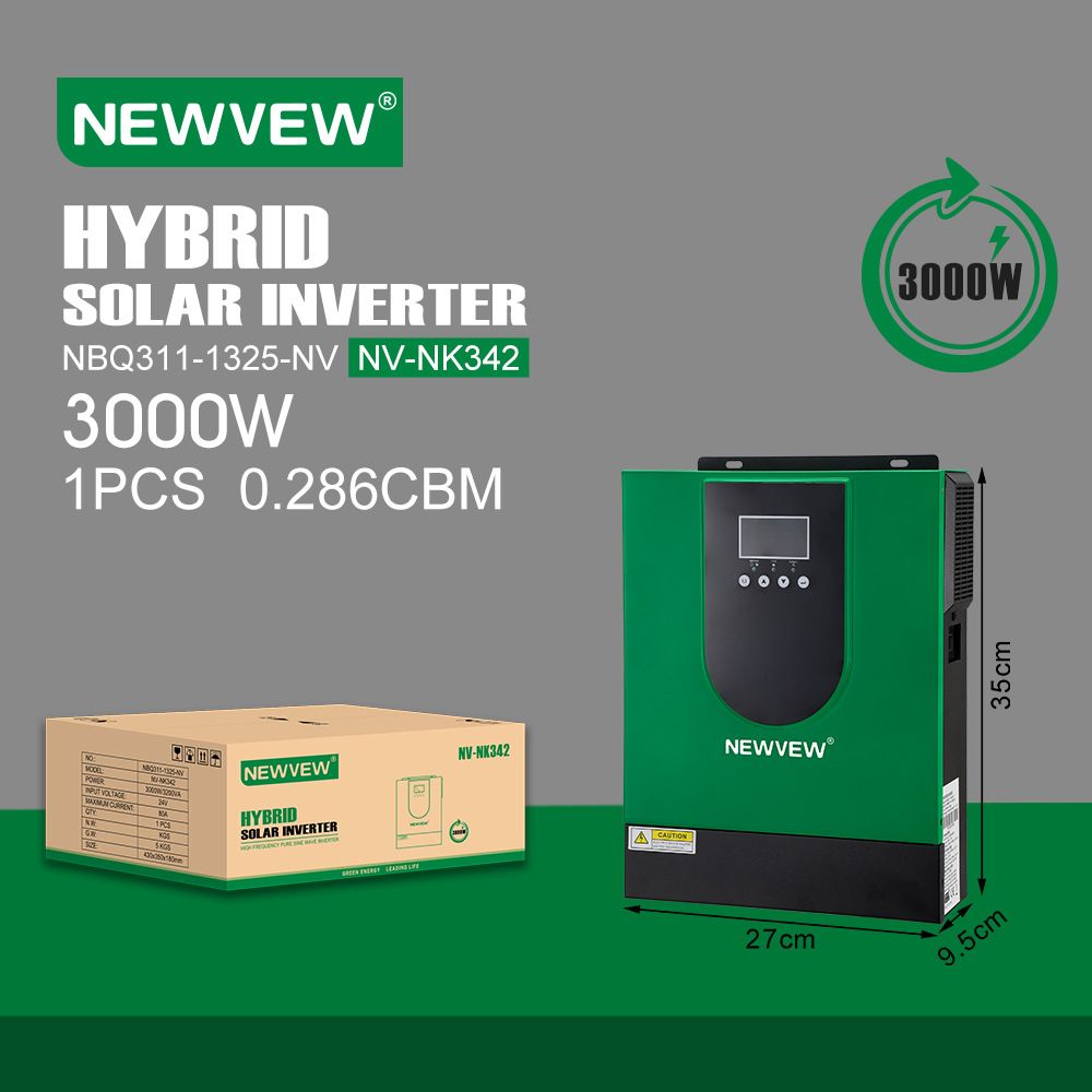 NEWVEW household high-frequency 3000W power converter inverter control integrated machine pure sine wave solar inverter