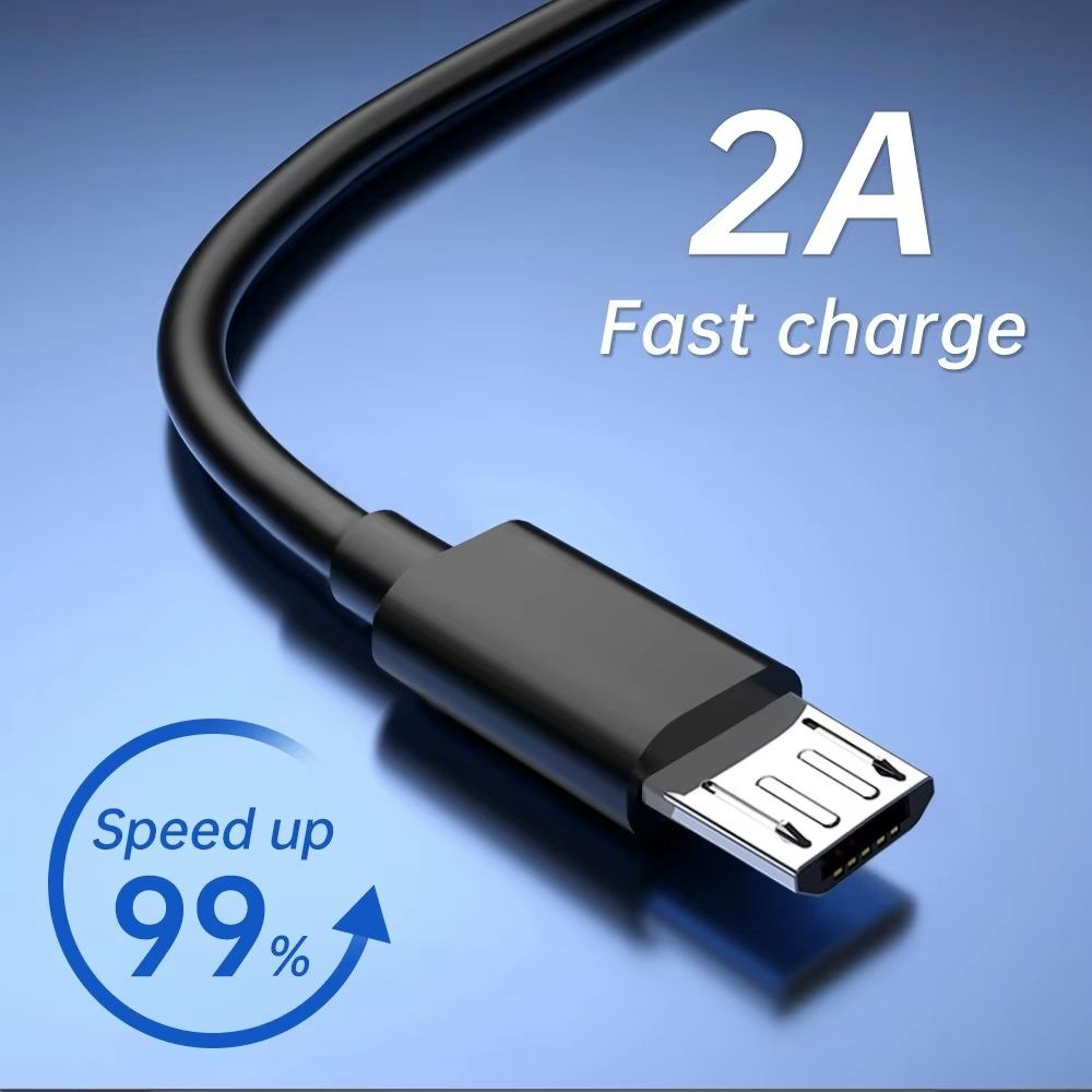 USB Andriod cable Data Transfer 2A 3A Fast Charging Cable 1m