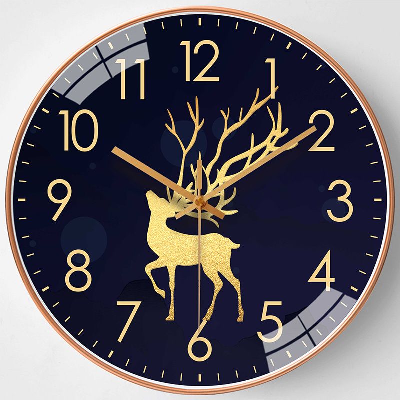 Wall Clock 8-inch 20cm home living room bedroom clock, modern minimalist silent clock, wall mounted clock CRRSHOP Living room bedroom clock and Watchcolor # 16
