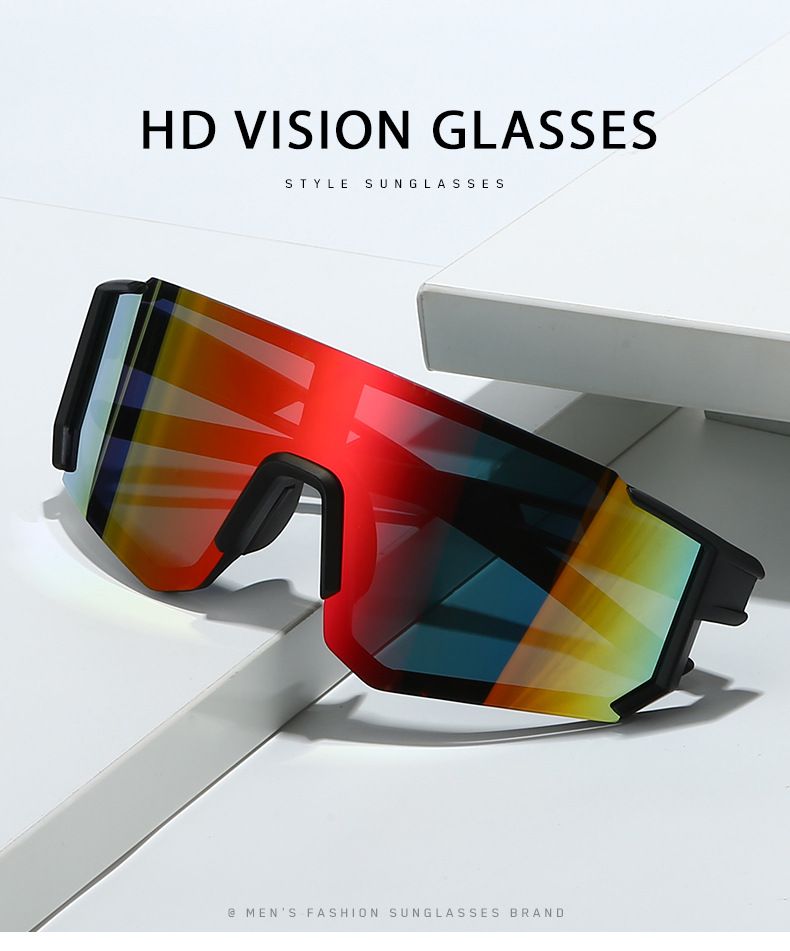 Polarized Sports Sunglasses, UV Protection Windproof Cycling Sunglasses for Men Women, Lightweight Outdoor Running Sunglasses 1060 Style for Hiking, Marathon, Driving and Fishing
