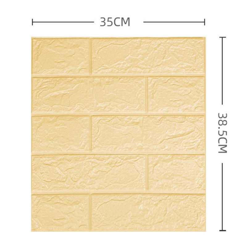 3D Wallpaper Brick pattern small-sized wallpaper, waterproof moisture-proof CRRSOP decoration for dormitories, bedrooms, wall stickers, self-adhesive wallpaper