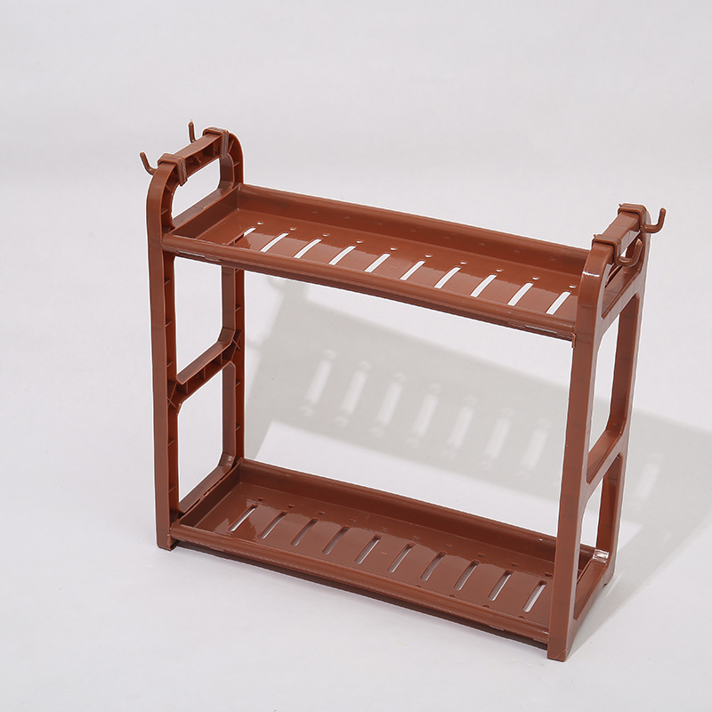 Multipurpose Plastic Shelf Seasoning Rack Shelves Kitchen Storage Rack