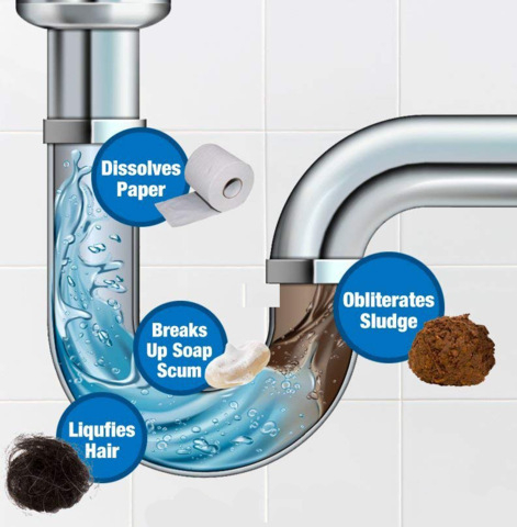 Drain Clog Remover Sink Drain Cleaner Pipe Dredge Powder Kitchen Toilet Pipeline Cleaning 