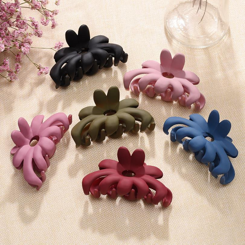 Fashionable Hair Grabs Simple Recycled Plastic Big Claw Clip Women New Hair Clips