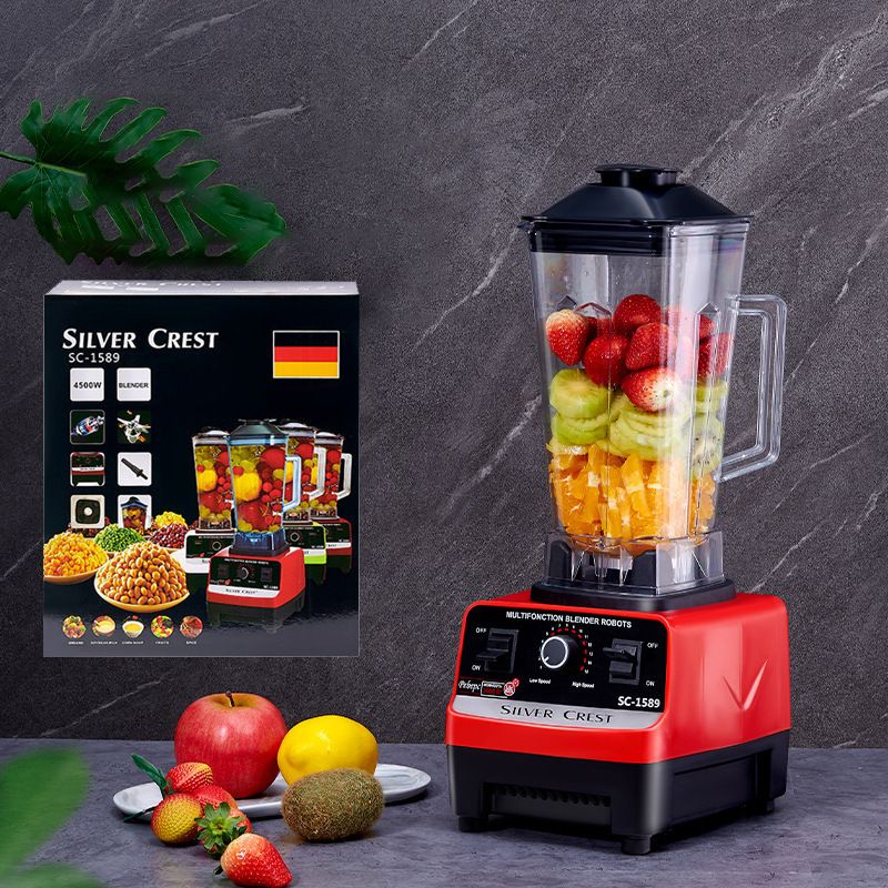 Commercial Blender Heavy-Duty Smoothie Blender w/ 2.5HP Copper Motor & Laser-Cut Blades Quick Ice Crushing 64oz Tritan Jar Self-Cleaning Cooking Grinder, Juicer, Juice Machine