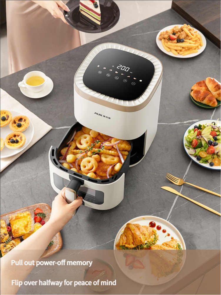 Air fryer household visual multifunctional all-in-one 2025 new electric oven fryer