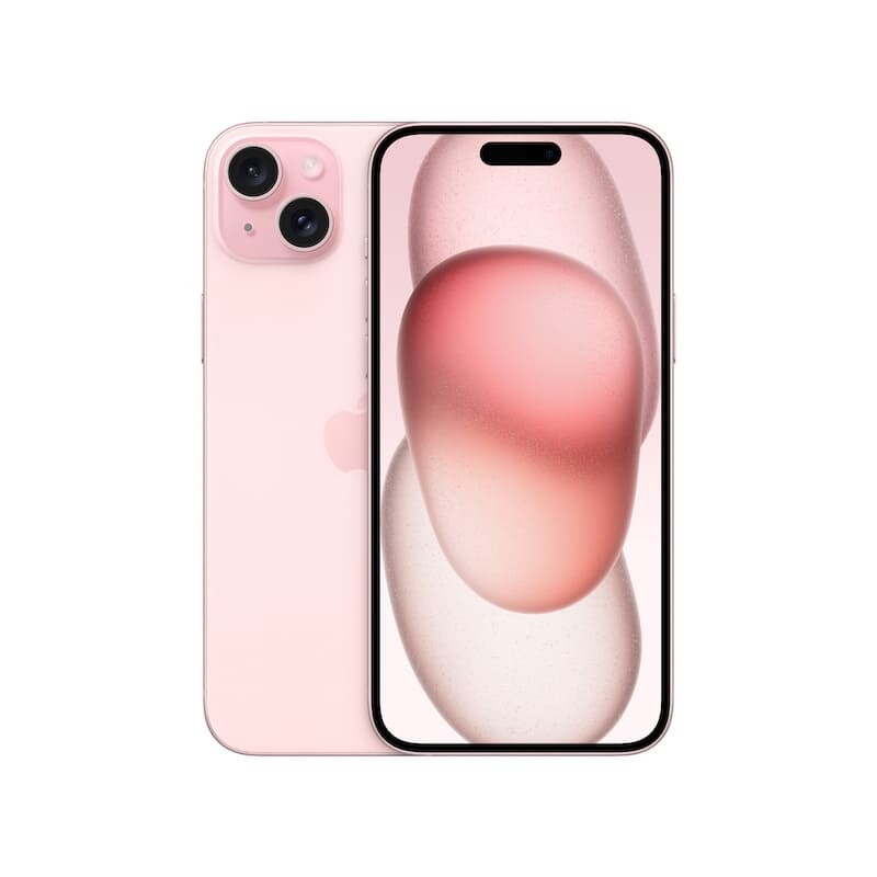 Apple iPhone 15 Plus, 128GB, Black - Unlocked (Renewed)【Lowest Price Online】Pink