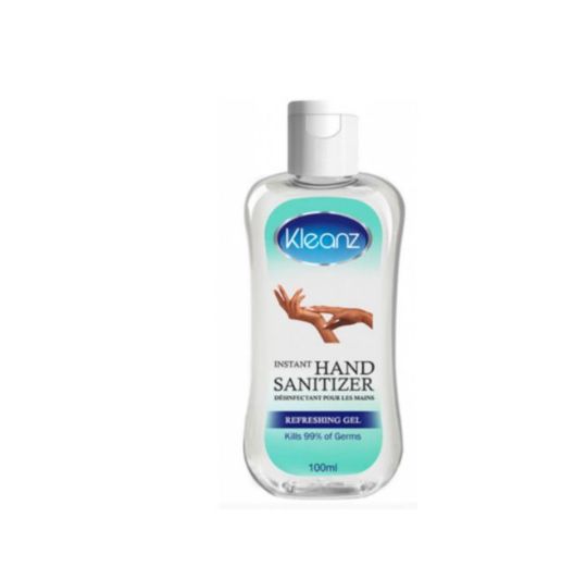 Ghandour Cosmetics Kleanz Instant Hand Sanitizer Refreshing bacteria killing gel- 100ml