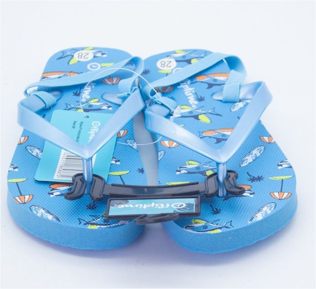 Children's Custom Logo Print PVC Flipflops Slipper- Outdoor Strand Unisex Slipper