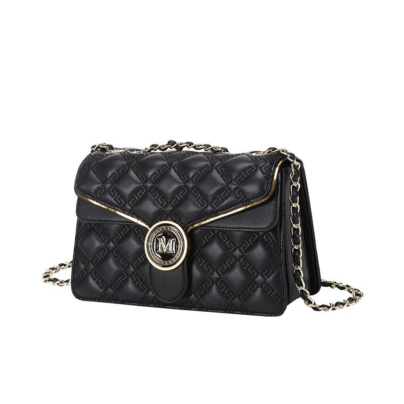 Exquisite niche for women in 2025, new western-style chain small square bag, versatile single shoulder crossbody bag