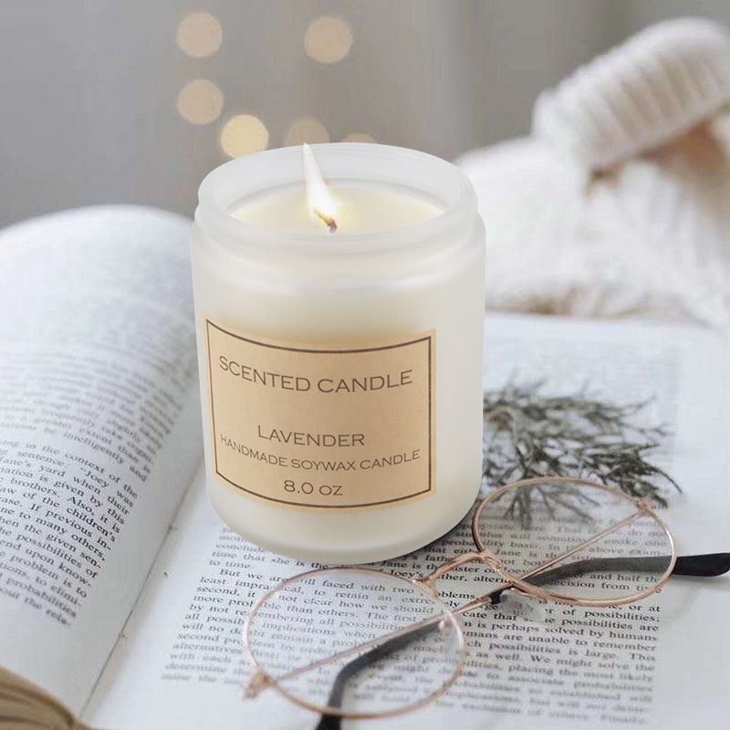 x025 Scented Soy Candle Luxury Custom Candle Gift Sets Handmade Style Aromatherapy Feature