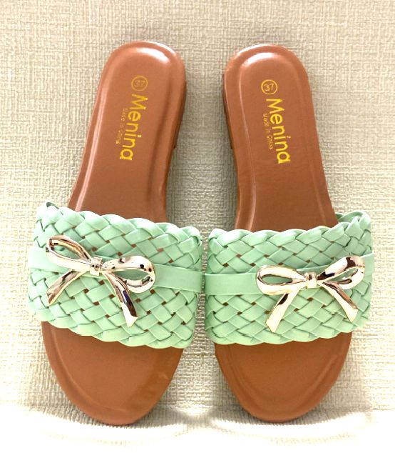 polyester braid weaving women's shoe upper material sandals slipper flat heel woven flat hill slippers for women