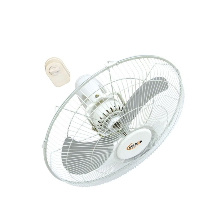 Delron 18" Orbit Oscillating Fan - Grey/White