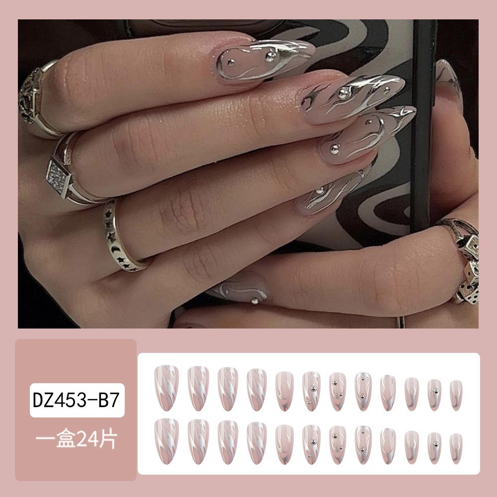 Fake nails with designs coffin artificial nails tips overhead press on nail false nails set nail art tools Accessories
