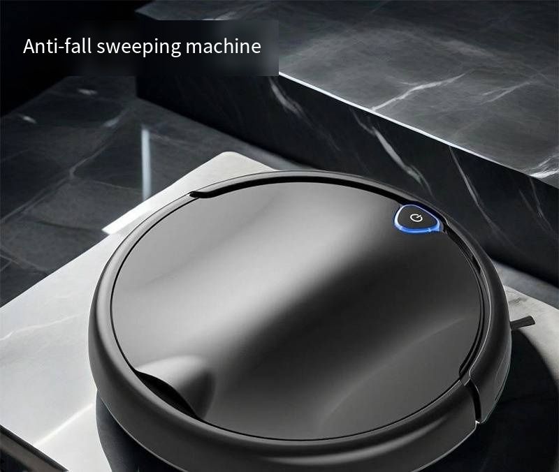 Smart Home Automatic Cleaning Robot, 3-in-1 Sweeping Suction Mopping Machine, APP Control & Anti-Fall Design, Hands-Free Floor Cleaner for Home Use