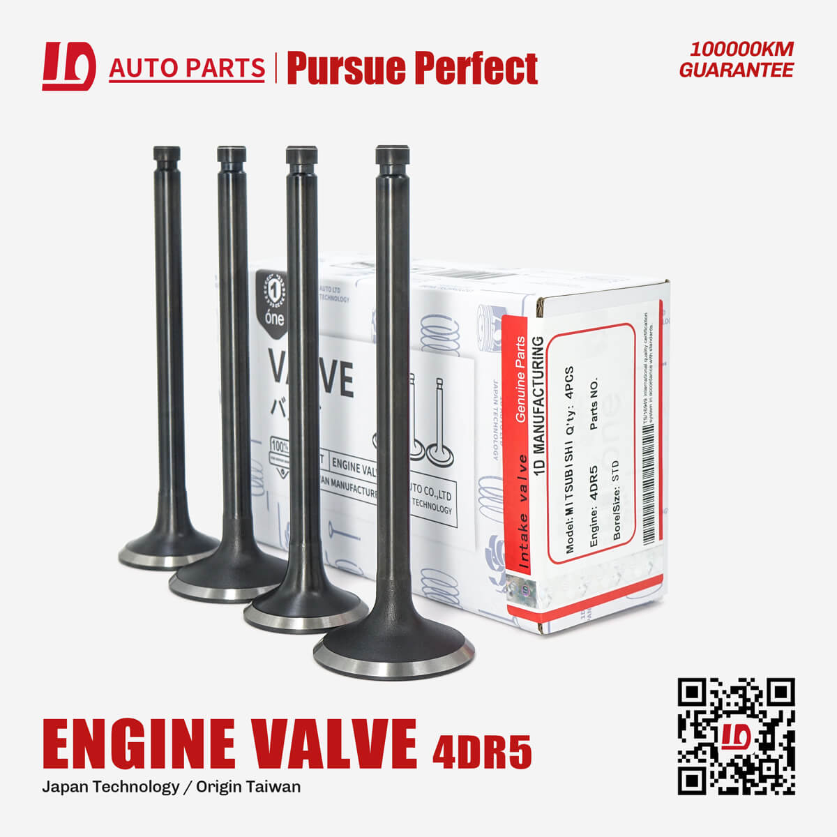 Engine valves 31304-00100 intake and 31304-00101 exhaust valves For engine valve 4DR5