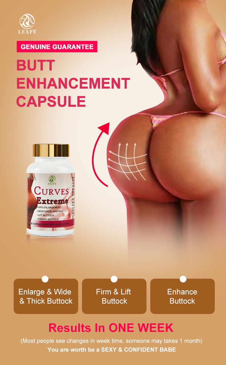 Maca Ingredient Buttock Enhancement Hip Aguaje Butt Enlargement Capsule 30 Count Ultimate Maca Healthcare Supplement