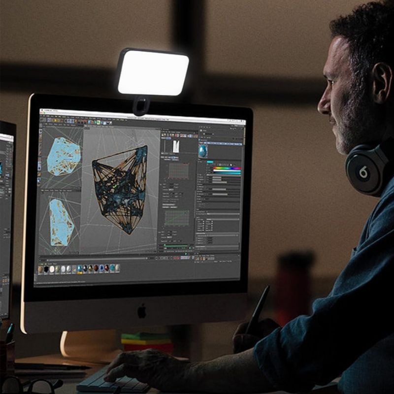 Portable mobile phone photo fill light, selfie handheld pocket RGB photography fill light, outdoor mini fill light CRRSHOP Mobile phone fill light free shipping