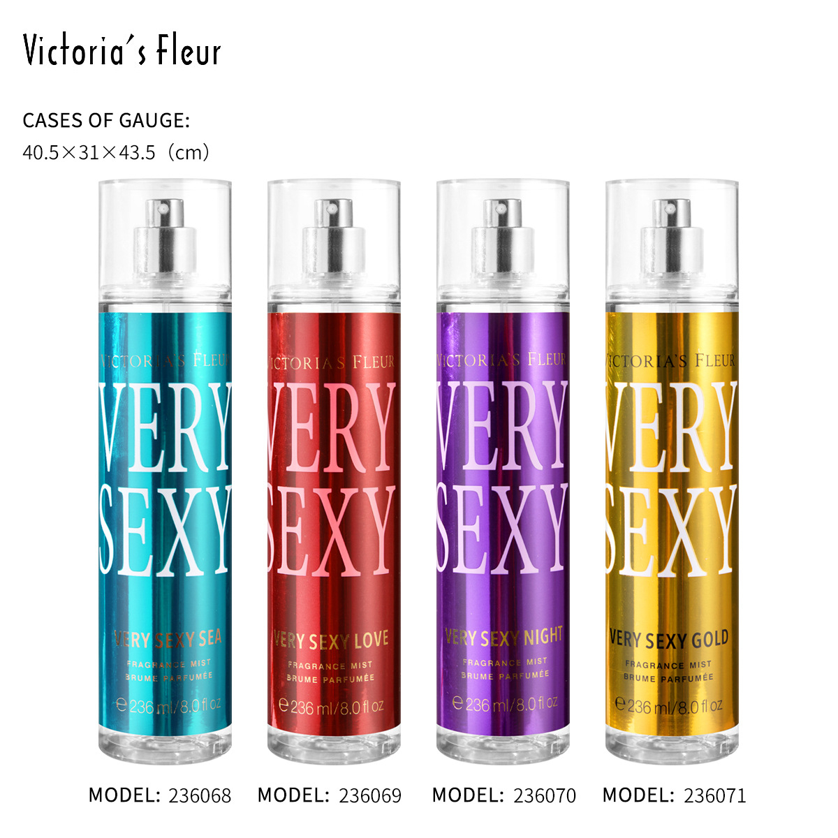 Victoria Women's Body Spray 236ml, Perfume Ladies' Amber Floral Notes Long Lasting Fragrance Eau De Parfum