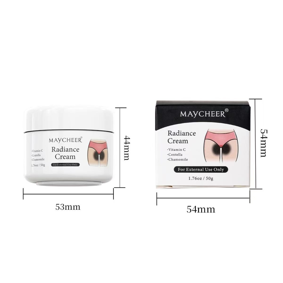 MAYCHEER Melatonin Cream Whitening and Moisturizing for Armpits, Arms, Knees, and Dry Skin