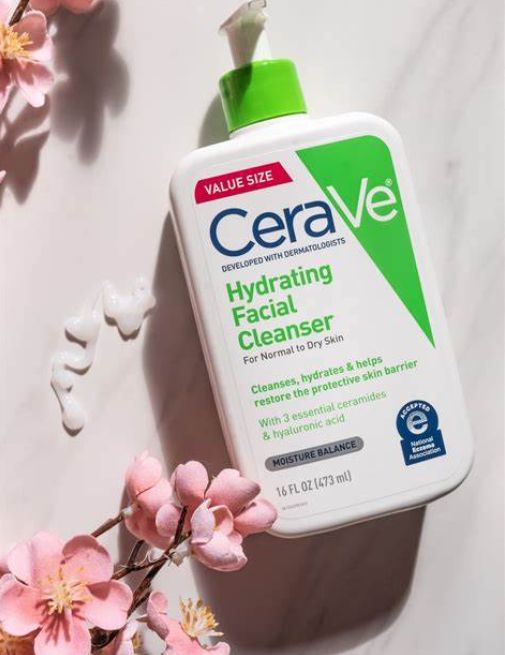 Cera Ve 473ML Body Moisturizing Lotion Face Blemish Control Cleanser SA Smoothing Cleanser and  Hydrating Cleanser
