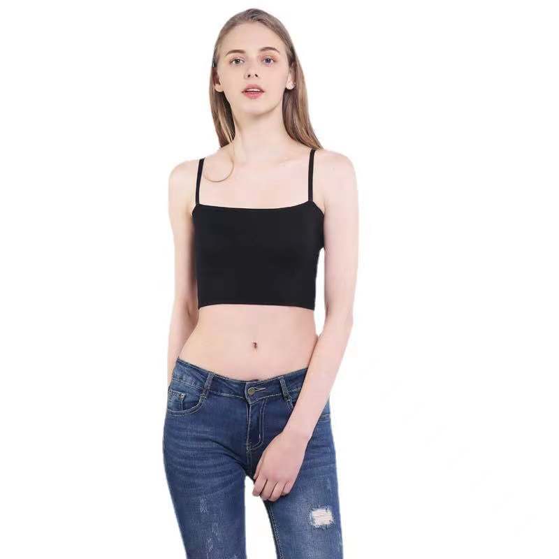 Yoga Wear Monel Sports vest ventilation With bra Rimless bra Sling bra