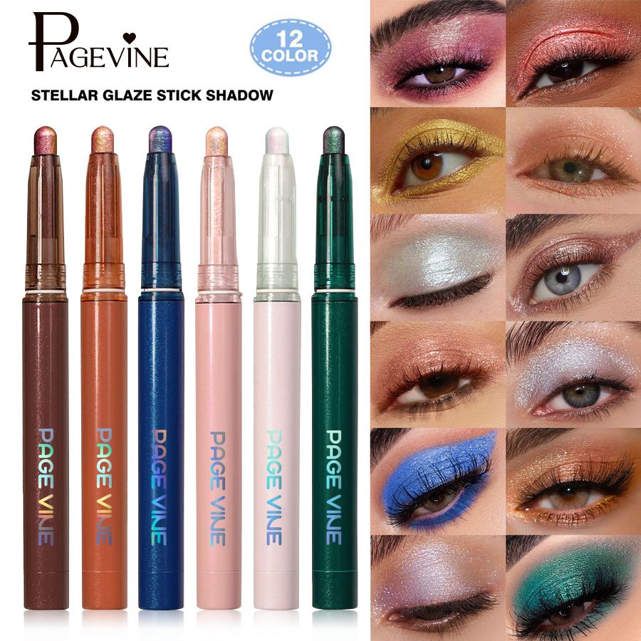 Highlighter Eyeshadow Stick Brightening Fine Texture Lying Silkworm Eye Pen
