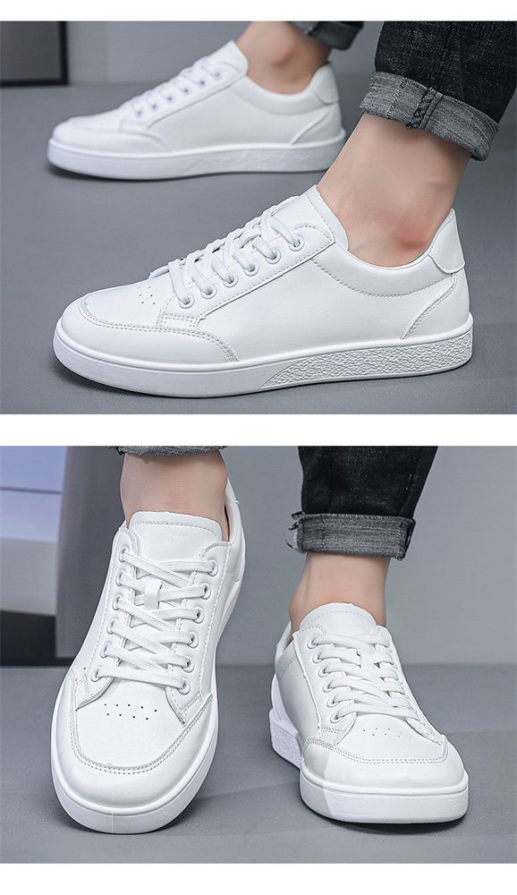 2024 autumn new men's shoes street board shoes Male Korean version student men's small white shoes Fashion casual shoes Fashion shoes G138